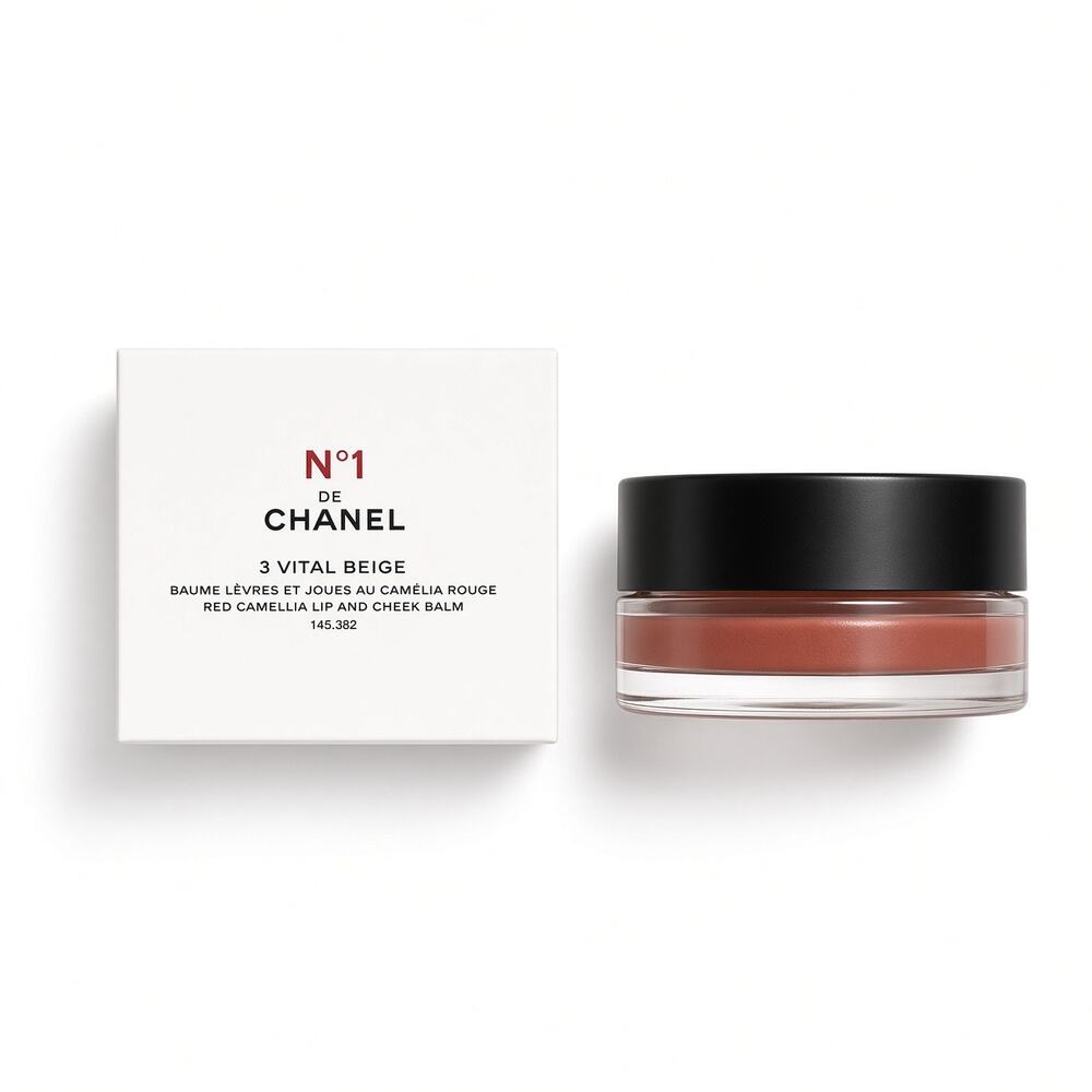 $50 | N°1 DE CHANEL Red Camellia Lip and Cheek Balm — 3 Vital Beige
0.23 oz